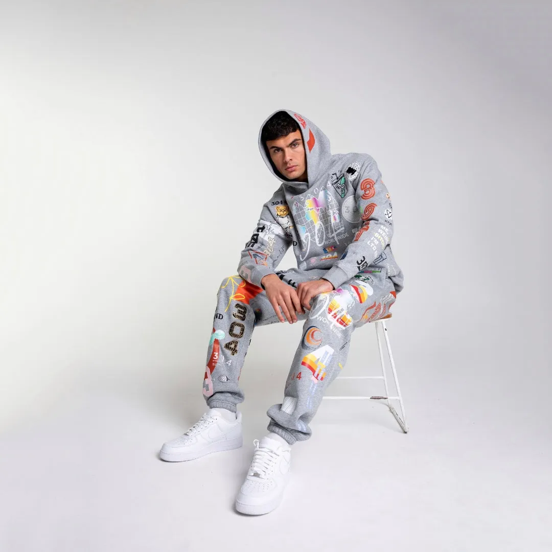 304 Mens Apex 2.0 Hoodie Athletic Heather
