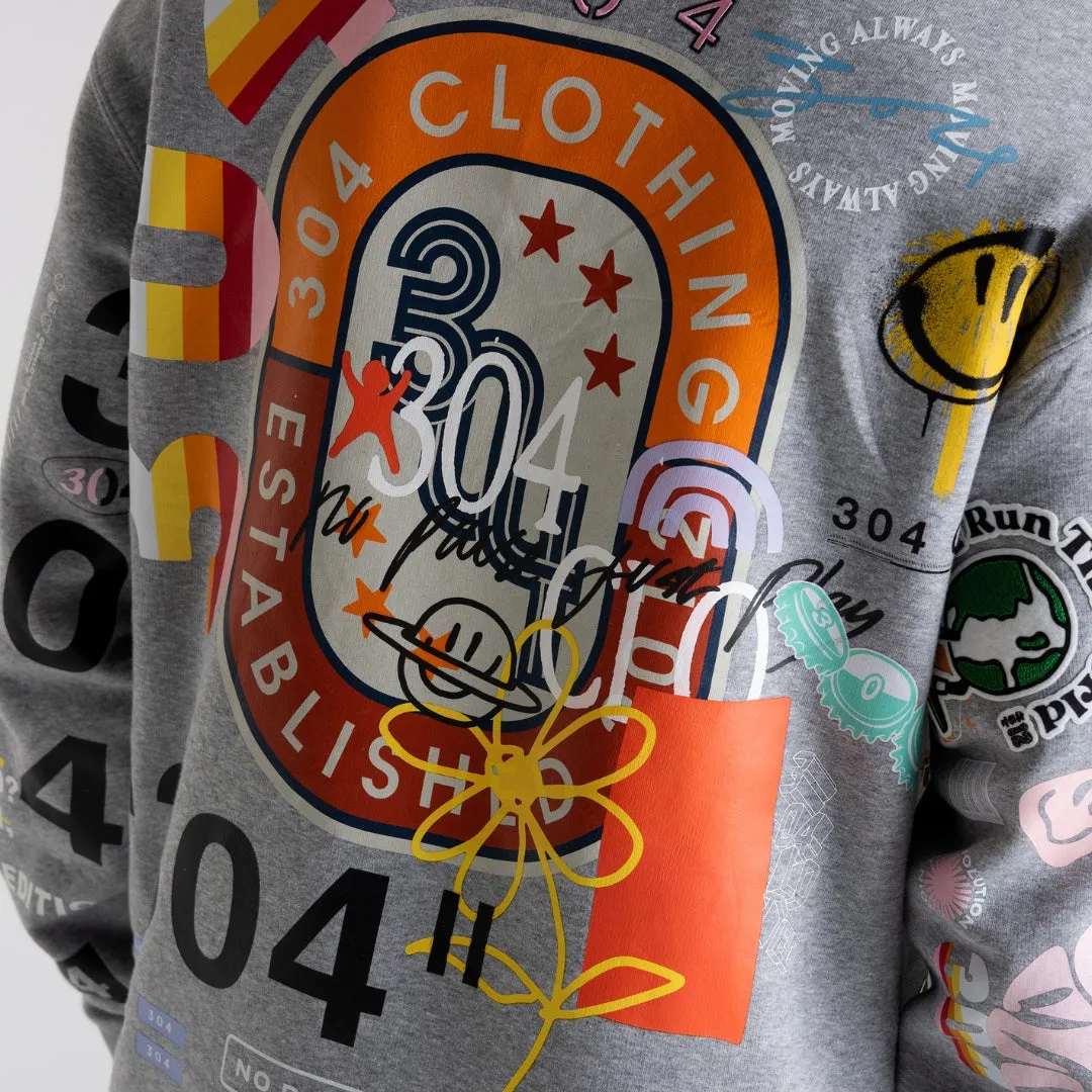 304 Mens Apex 2.0 Hoodie Athletic Heather