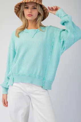 Aqua Thermal Knit Top