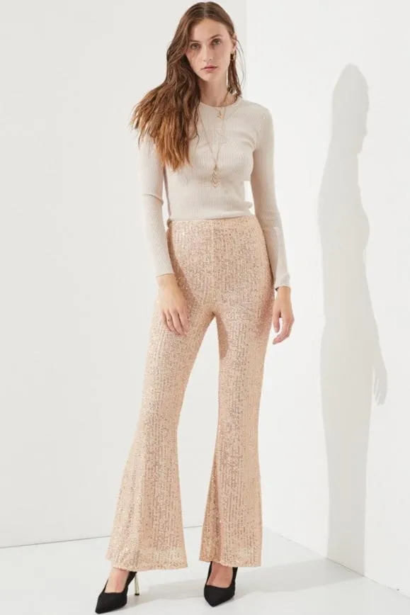 Champagne Toast Sequin Pants