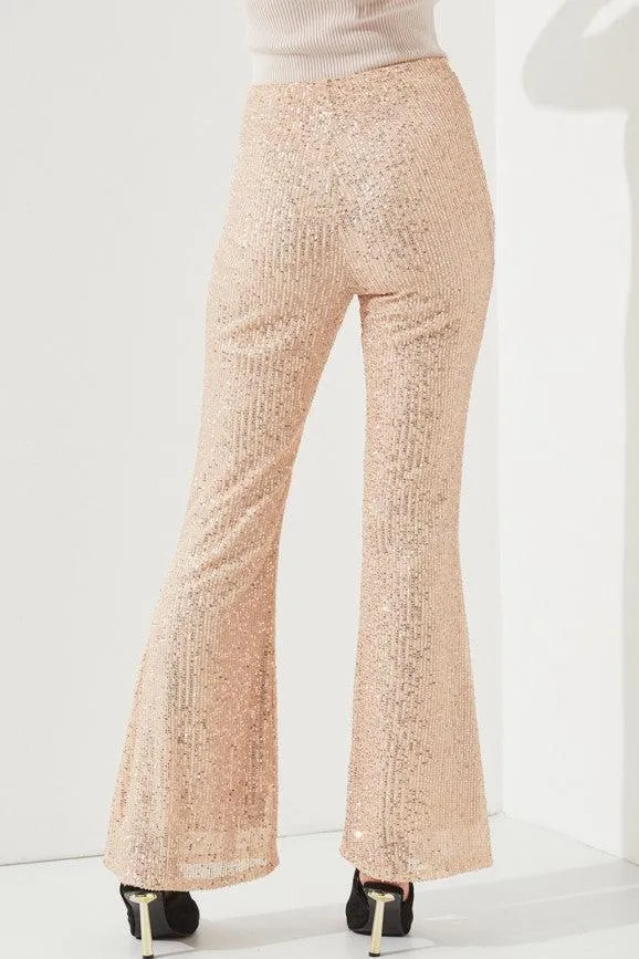Champagne Toast Sequin Pants