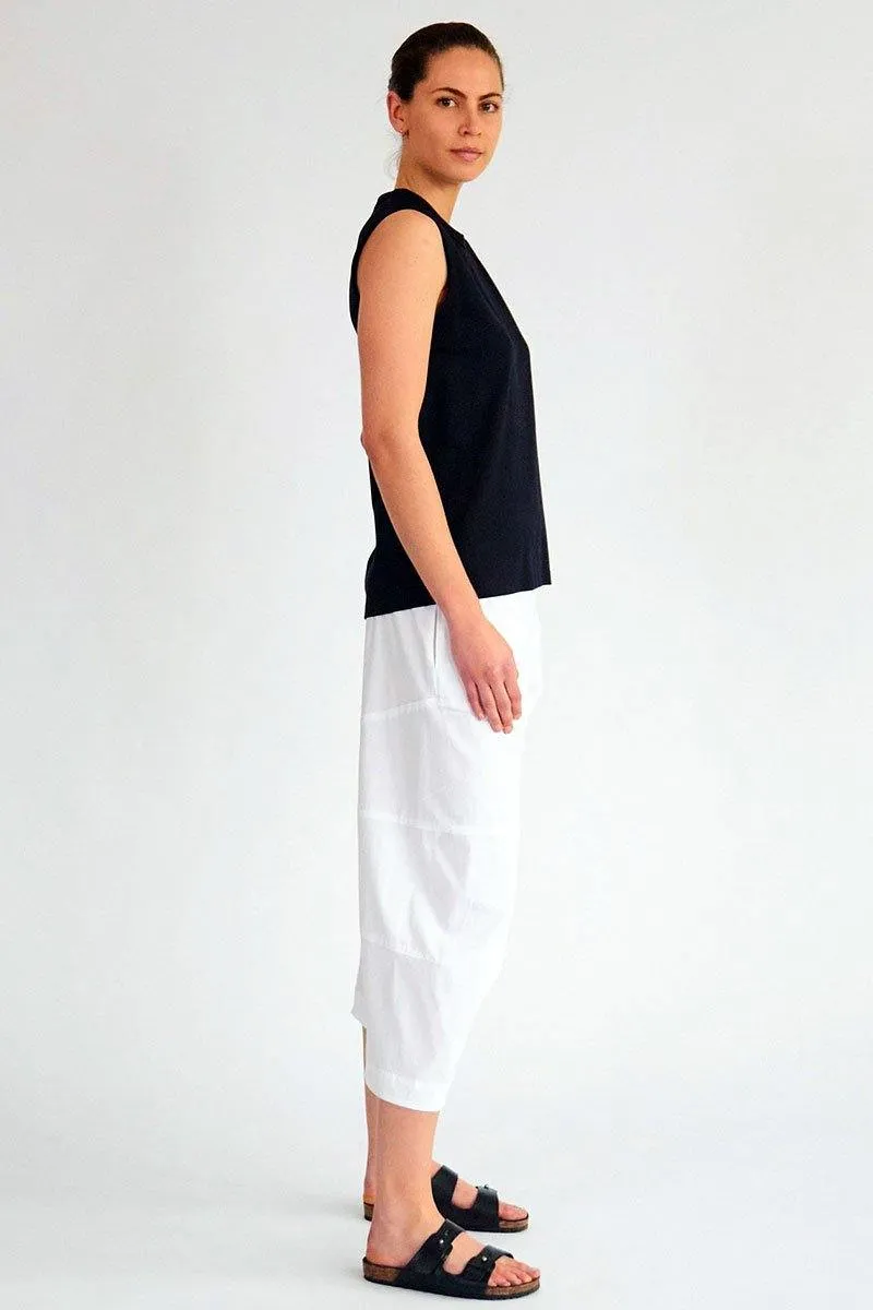 Cropped Tuscan Pant In White F65 1514 by Mela Purdie