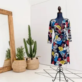 Floral Wrap Dress