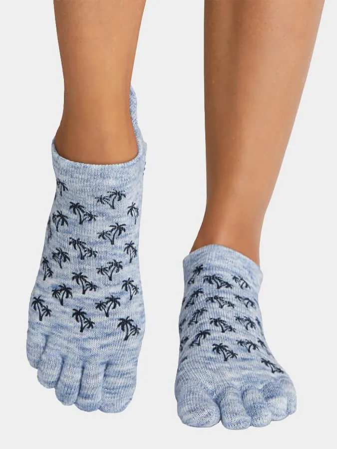 ToeSox Low Rise Full Toe Women's Yoga Grip Socks